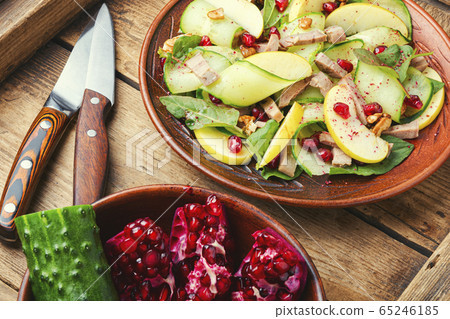 Dietary vegetable salad with meat Dietary vegetable salad with meat 65246185