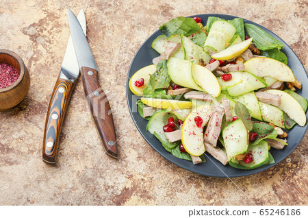 Green salad with meat Green salad with meat 65246186