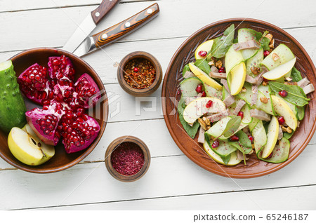 Dietary vegetable salad with meat Dietary vegetable salad with meat 65246187