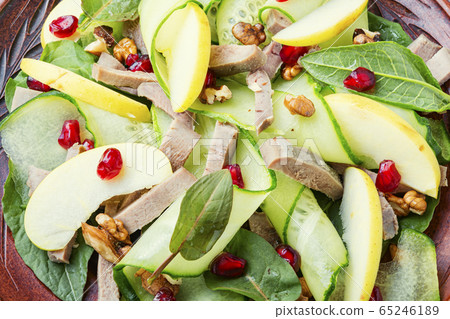 Dietary vegetable salad with meat Dietary vegetable salad with meat 65246189