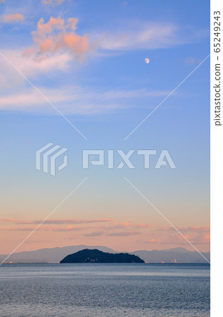 Lake Biwa and Takefu Island, Shiga Prefecture 65249243
