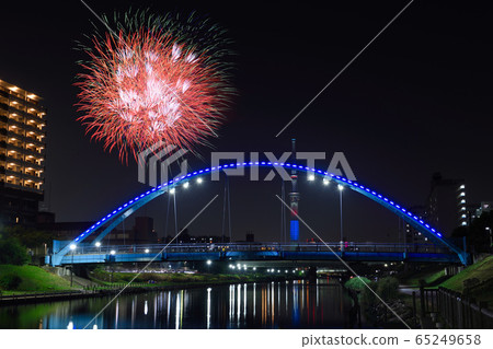 Fireworks at the Kameido Summer Festival 65249658
