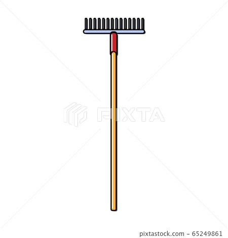 Construction yellow and red icon Construction yellow and red icon 65249861