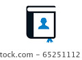 address book icon-contact illustration- directory vector-telephone isolated-bookmark icon-notebook illustration 65251112