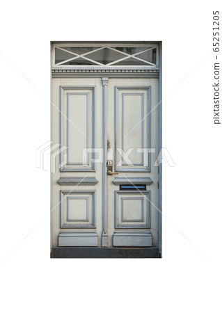 Old weathered wooden door with decoration Old weathered wooden door with decoration 65251205