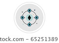 Etheruam blackchain icon 65251389