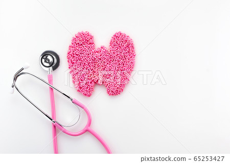 World Tyroid day concept. Healthcare background for poster, banner. World Tyroid day concept. Healthcare background for poster, banner. 65253427