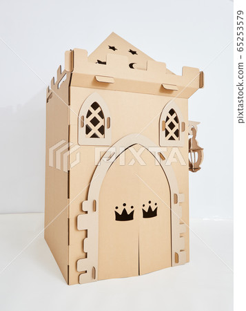 photo of medieval decorations made of cardboards photo of medieval decorations made of cardboards 65253579
