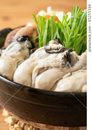 Oyster hot pot before heating Oyster hot pot before heating 65255594