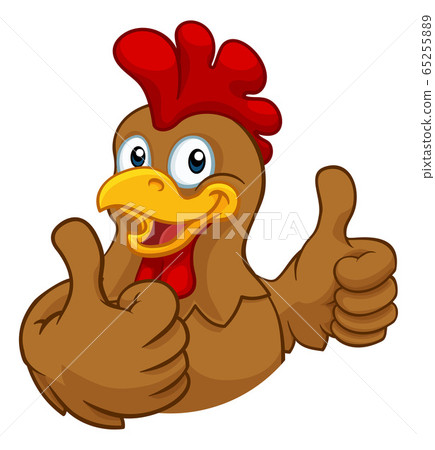 Chicken Cartoon Rooster Cockerel Character Chicken Cartoon Rooster Cockerel Character 65255889
