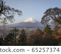Mount Fuji in the morning taken from the secret spot 65257374