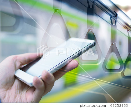 electric train, train, smart phone 65258563