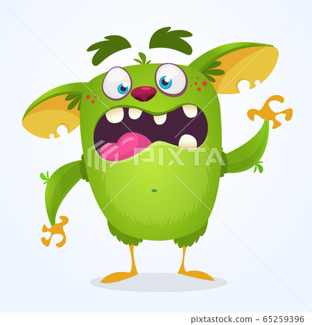 Cartoon funny monster. Halloween vector 65259396