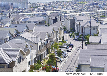 Residential area image - Stock Illustration [65260888] - PIXTA