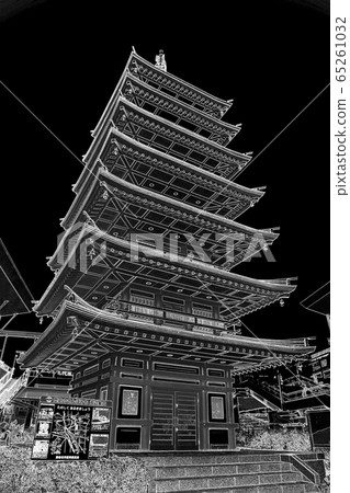 Sagami Kokubunji Seven-storied Pagoda Estimated Restoration Model 3 65261032