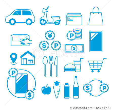 圖標 Icon 線上支付 65261688