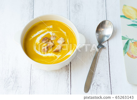 Pumpage soup with pumpkin Pumpage soup with pumpkin 65263143