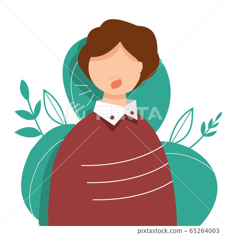 High temperature vector illustration. Symptoms of the disease and sick. Temperature, cough, runny nose. Epidemic. Pandemic. Coronavirus. Quarantine. Virus attack. With drug, pills and medical stuff. High temperature vector illustration. Symptoms of the disease and sick. Temperature, cough, runny nose. Epidemic. Pandemic. Coronavirus. Quarantine. Virus attack. With drug, pills and medical stuff. 65264003