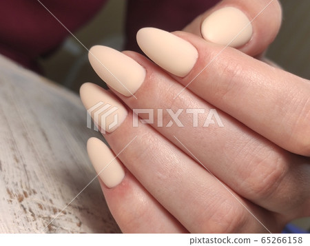 fashion manicure of nails on a beautiful fashion manicure of nails on a beautiful 65266158