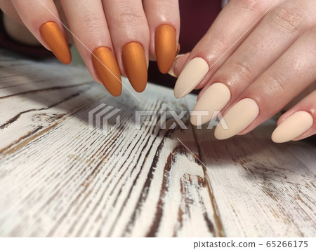 Christmas Nail art manicure. Winter Holiday style Christmas Nail art manicure. Winter Holiday style 65266175