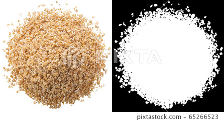 Wheat groats pile, paths, top 65266523