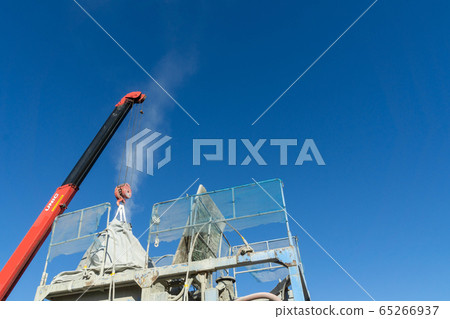 柱狀改良地基加固攪拌狀態水泥漿產生施工管理 65266937