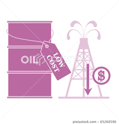 Oil Economic Crisis Drop prices falls down WTI Oil Economic Crisis Drop prices falls down WTI 65268590