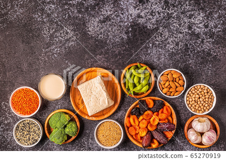 Estrogen-Rich Foods, Menopause Diet. 65270919