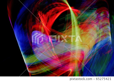 Light painting bright abstract background. Futuristic texture. 65275421