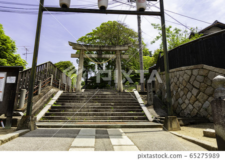 Kurashiki Bikan area, Achi Shrine, Kurashiki, Okayama Prefecture Kurashiki Bikan area, Achi Shrine, Kurashiki, Okayama Prefecture 65275989