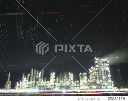 工廠夜景 65280159