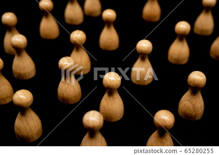 擁擠的模特形象 65280255