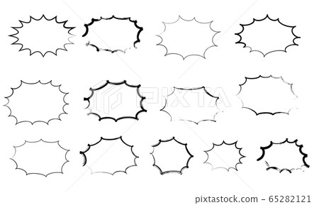 Hand drawn punk frame drawn with a brush Hand drawn punk frame drawn with a brush 65282121