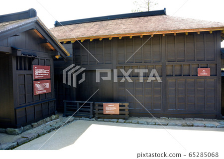 箱根關所遺址，守衛大名僕人逃亡者的“室外倉庫”和飼養箱牛的穩定的“穩定地”，神奈川縣，箱根（2） 65285068