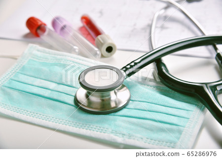 Blood examination testing, Coronavirus disease outbreak, Vaccine and new drug research 65286976