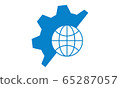 Network setting icon vector illustration.	 65287057