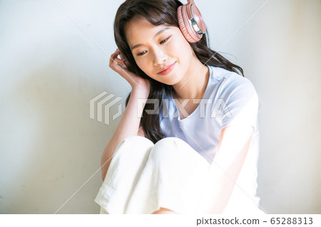 生活方式女性亞洲單畫像 65288313