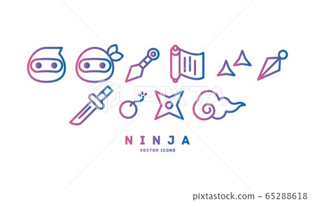 忍者圖標集 忍者圖標集 65288618