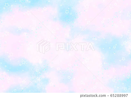 夢卡哇伊星圖案背景_我的藍色 65288997