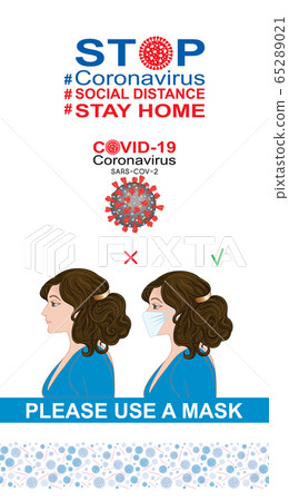 Coronavirus set elements for design. 65289021