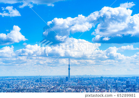 Sky Tree from the sunshine 60 observatory [Tokyo] 65289981