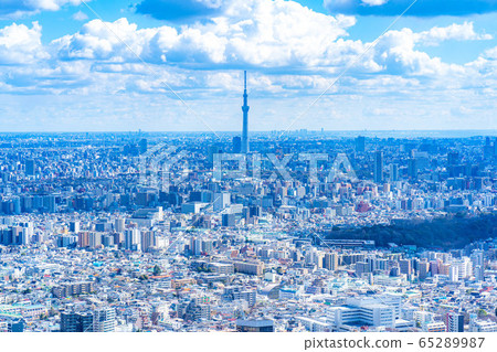 Sky Tree from the sunshine 60 observatory [Tokyo] 65289987