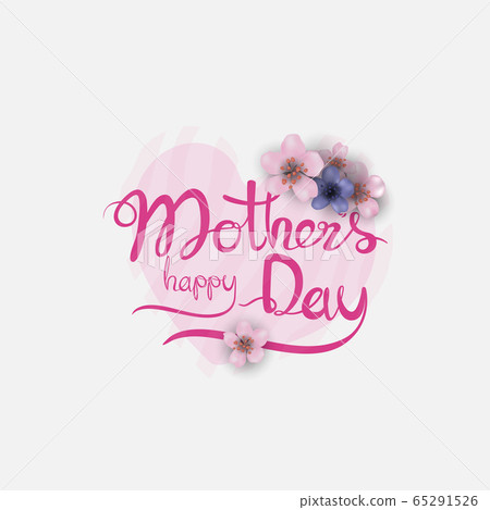 Happy Mother's Day Calligraphy Background with Happy Mother's Day Calligraphy Background with 65291526