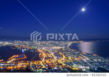 北海道_函館冬季夜景的絕妙景色 65292535
