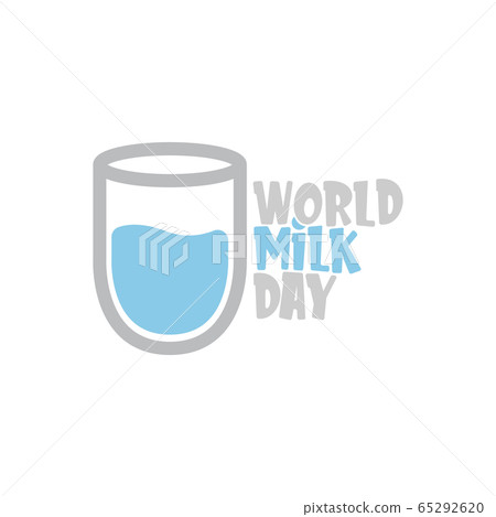 vector wold milk day outline style icon or... - Stock Illustration ...