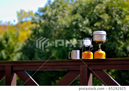 Outdoor image, camping equipment, solo gas lantern, gas stove and mug (3) 65292925