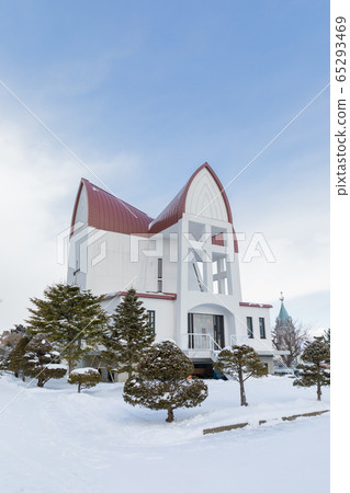 Hakodate _ St. John's Church snow scene Hakodate _ St. John's Church snow scene 65293469
