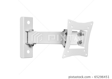 White bracket for TV on a white White bracket for TV on a white 65296451