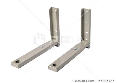 White bracket for TV on a white White bracket for TV on a white 65296527