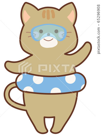 Cat with a float 65296908